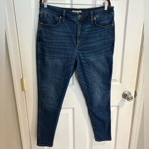 Madewell curvy high rise skinny jeans